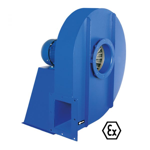 AAX 45/5-60/7 - Ventilador ATEX de Alta Presión con Impulsor de Aluminio
