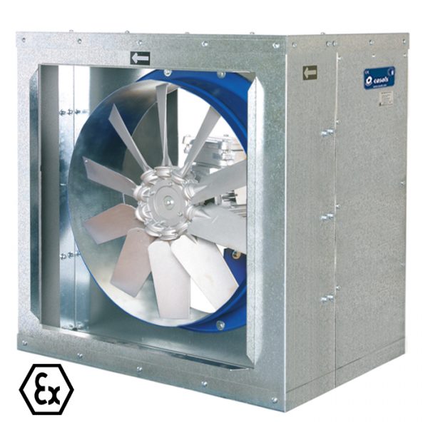 BOX HBX (ATEX) - Ventilador Axial Insonorizado para Zonas ATEX
