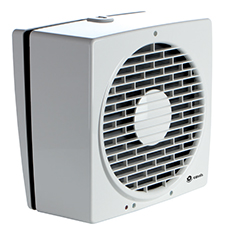KUBALIK - Extractor de Aire Reversible para Ventana y Pared