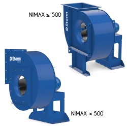 NIMAX - Ventilador Centrífugo para Aire Limpio o Polvoriento
